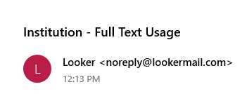 Looker email