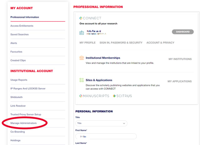 Manage Administrators
