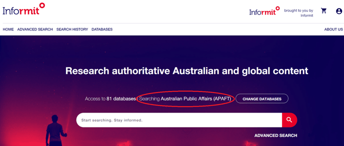 Select single database